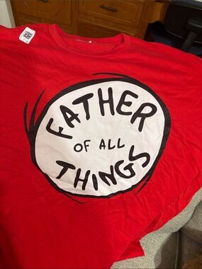 NWT- ‘Father of All Things' from Dr Seuss- Graphic Tee- 3XL
